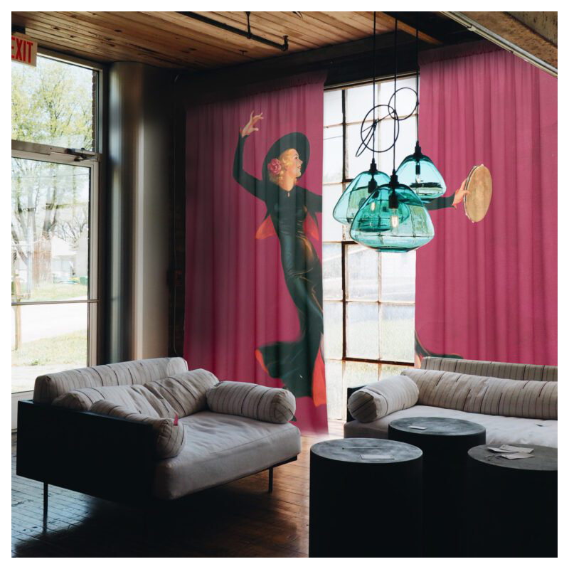 Velvet Blackout Curtain Panel Pair, 148cm Width x 250cm Drop