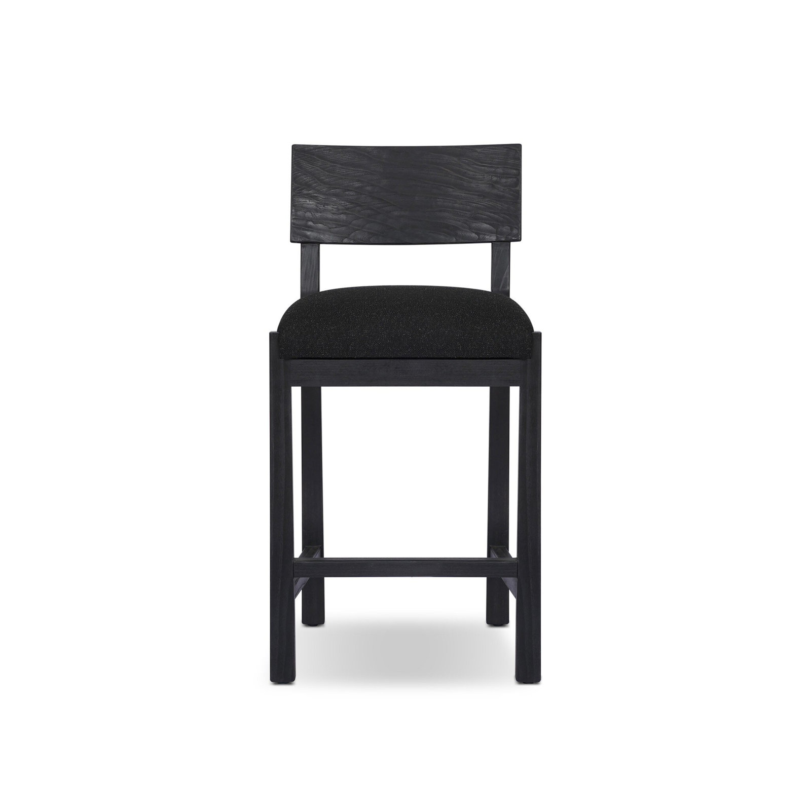 27" Bar Stool, Macerata Black