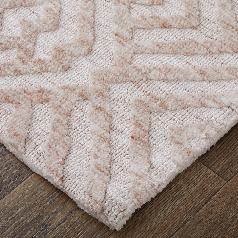 Tapis rose Curran, Rectangle 5 pi x 8 pi