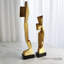 Facet Sculpture-Gold-Sm