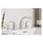 MOEN Darcy 8 in. Widespread 2-Handle High-Arc Bathroom Faucet in Chrome (Valve Included)