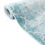 Tapis contemporain Antwanae couleur ivoire-sarcelle-1780663091