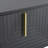Black Modern TV Stand for TVs up to 80", Media Console with Cabinets, Adjustable Shelves, Metal Legs & Gold Handles, Luxury Entertainment Center with Geometric Lines-1504202740