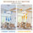 52" Modern Ceiling Fan with Lights and Remote, Chrome Ceiling Fan with Reversible Blades-2139063030-2139063031
