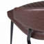 Chaise rembourrée en similicuir