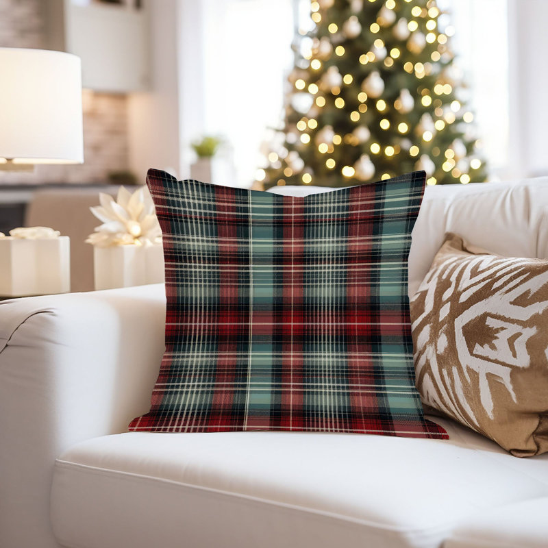 Plaid Pattern XII Retro, 18" H x 18" W