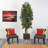 80'' Faux Palm Tree in Ceramic Planter