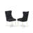 3 Piece Dining Set Includes a Round Kitchen Table with Pedestal and 2 Upholstered Chairs-889354241