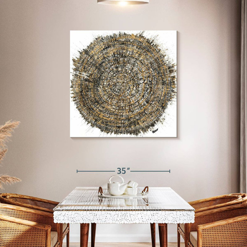 Avery Mysterious Tree Ring, 39" H x 39" W