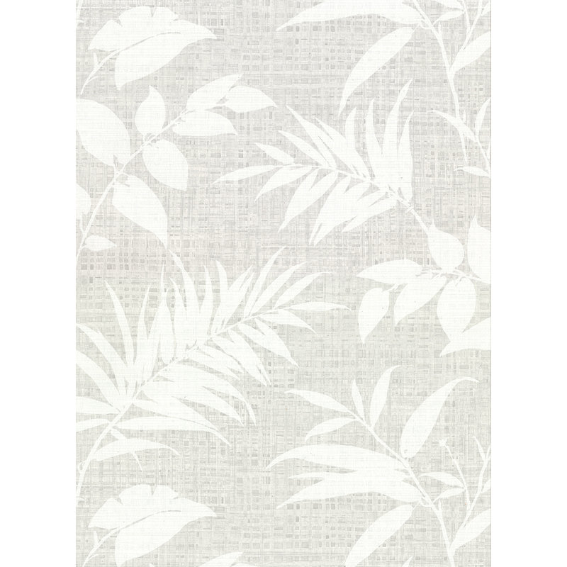 Rouleau de papier peint à motif de pelouse artificielle L 27 pi x l 27 po Armas, Gris