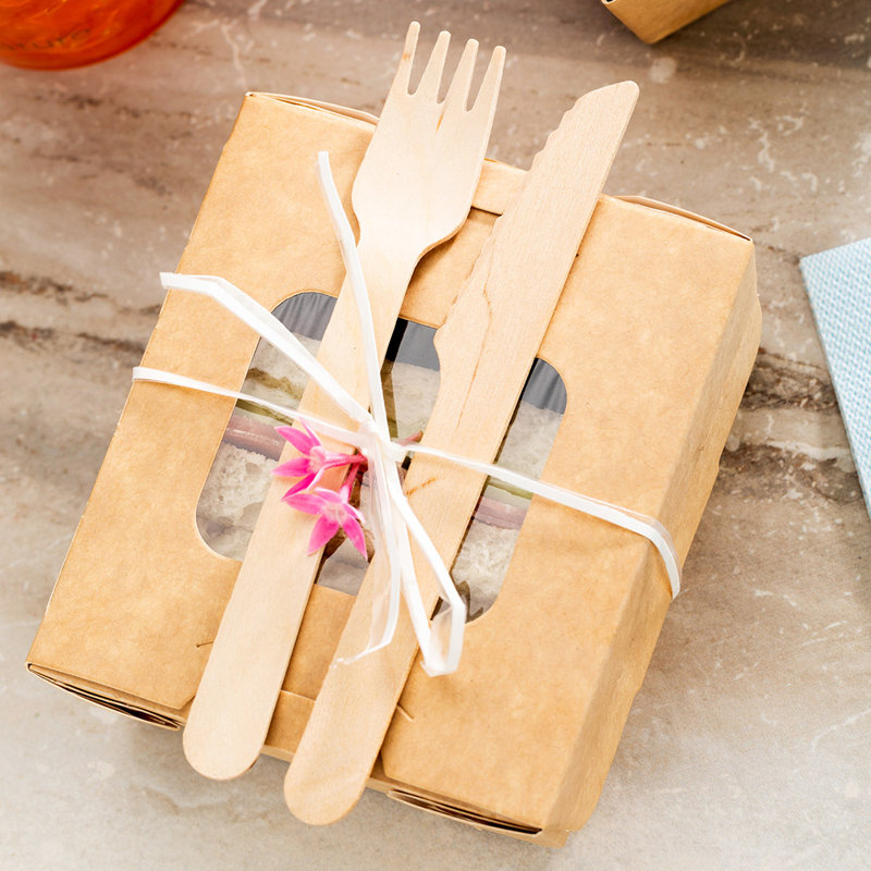 Disposable Wood Knives