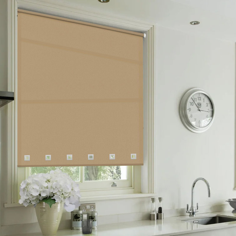 Semi Sheer, Cappuccino, 165 cm L x 180 cm W