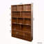 Bibliothèque de 70,87 po de hauteur avec 10 cubes et 3 portes, bibliothèque à 4 niveaux, bibliothèque ouverte avec armoire, rangement à cubes moderne pour le salon et le bureau