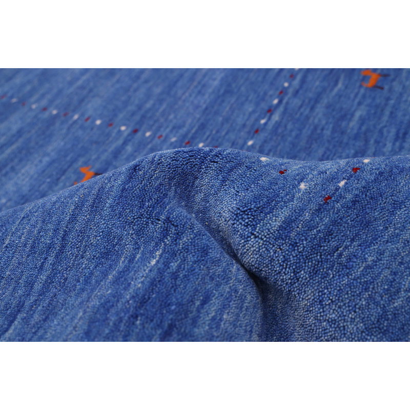Kashkuli Gabbeh Blue Rug 8'9" x 11'7"