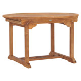 Clarisse Outdoor Round Teak Dining Table