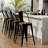 High Back Metal Counter And Bar Stools-1724961688-1724961687