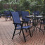 Chaise de patio pliante d'extérieur Hedgesville-86859329
