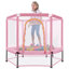 Trampoline hexagonale pour enfants avec enceinte sécuritaire-133330966