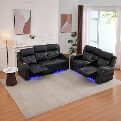 Gainey 2 Piece Reclining Living Room Set