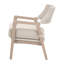 Fauteuil d'appoint d'extérieur en tissu Lucia Performance