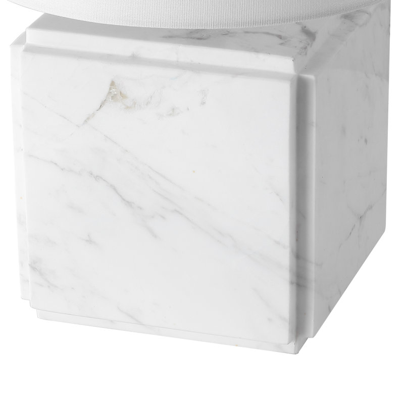 Zahra Standard Table Lamp, White