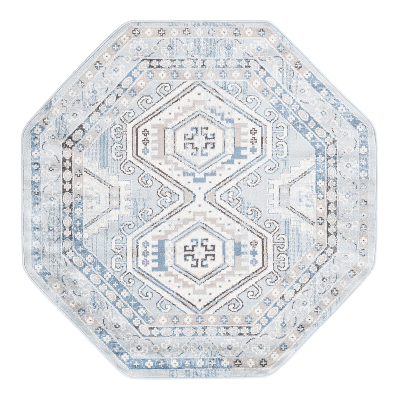 Charlotte Oriental Indoor Rug, Octagon 5'3"
