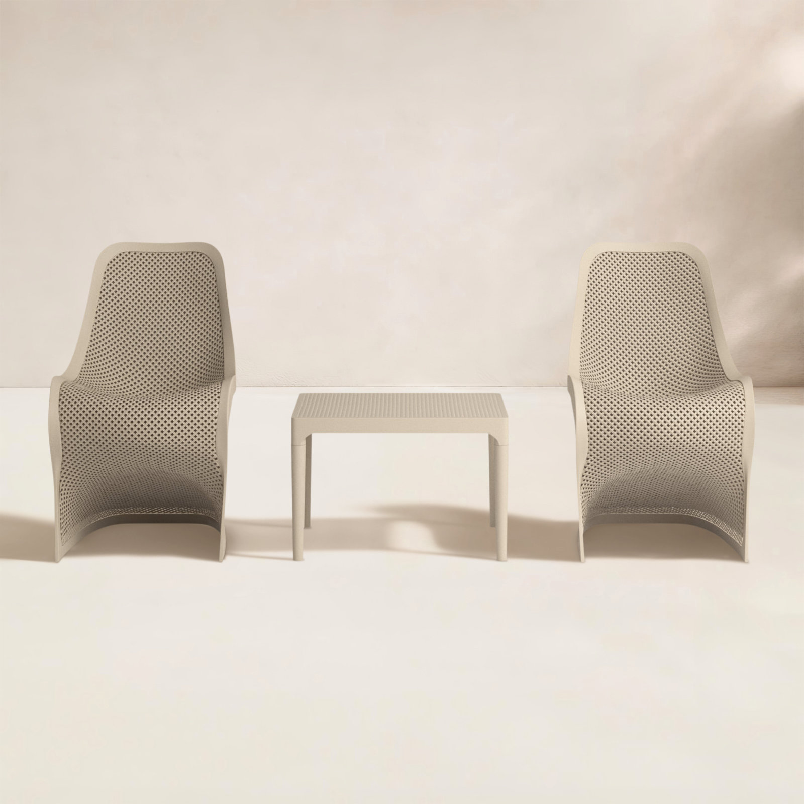 Nassau 2-Person Patio Seating Group, Beige