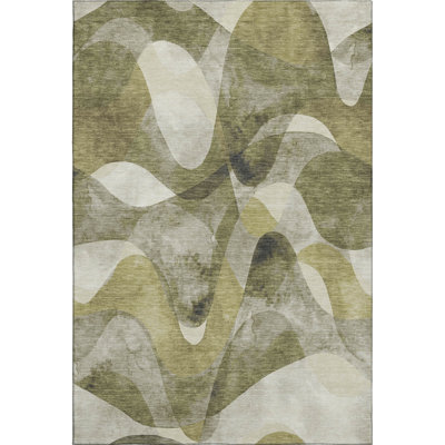 Mahenoor Area Rug with Non-Slip Backing