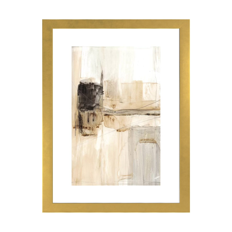 « Electrical Grid I » par Ethan Harper, reproduction d’art, H 32 po x l 24 po x P 1 po, Blanc, Papier encadré doré