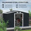 9 ft. W x 6 ft. D Metal Garden Shed-86687864