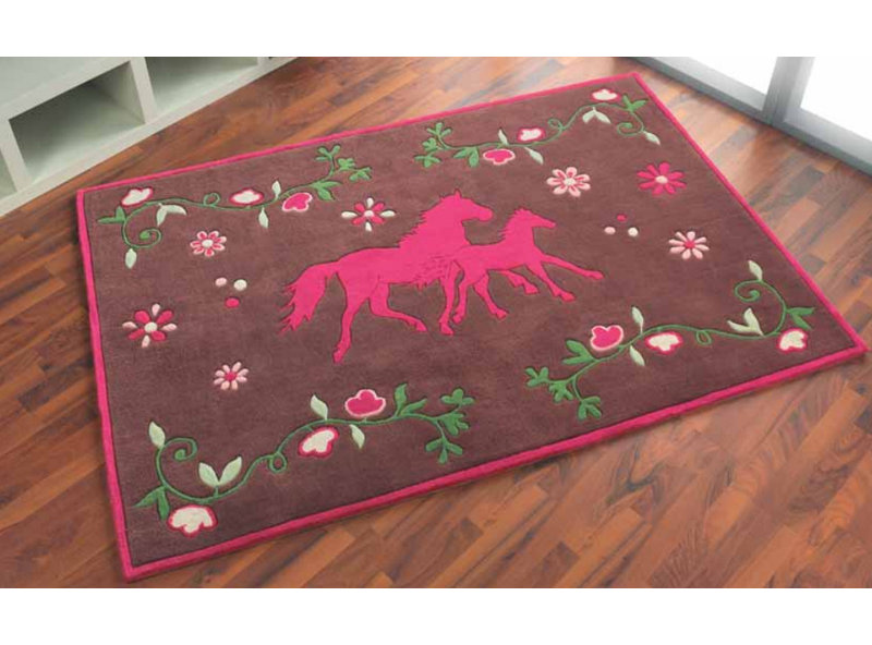 Horse Friends Area Rug, Rectangle 110 x 170cm