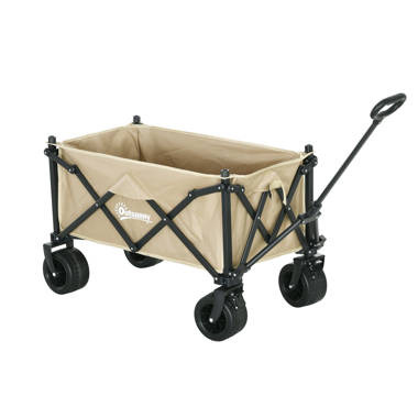 Dakota Fields Hanstrom 82cm H x 37cm W Fishing Trolley with Wheels