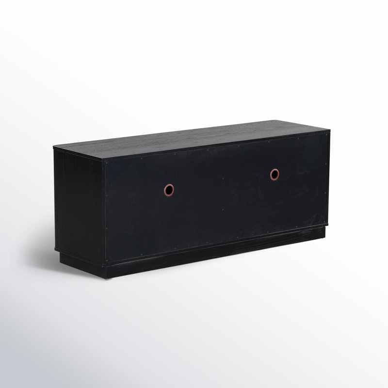 Gabrietta Media Console TV Stand, Black