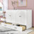 Carlysia Wooden Murphy Bed with Storage Drawers and Built-In Charging Station-543364065-543364070