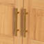 Garde-manger arqué de 71 po de hauteur, armoires de rangement modernes en bois avec portes en verre-1504820259