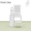 Ensemble coiffeuse avec miroir et tabouret Artilus-691025459
