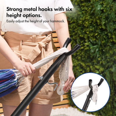 Double Hammock with Stand