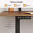 Height Adjustable Standing Desk With Monitor Stand and 2 Adjustable Monitor Shelves-1397682416-1396751254