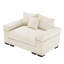 Très grand fauteuil de lecture 54,5 po Corduroy -133592312-133592314