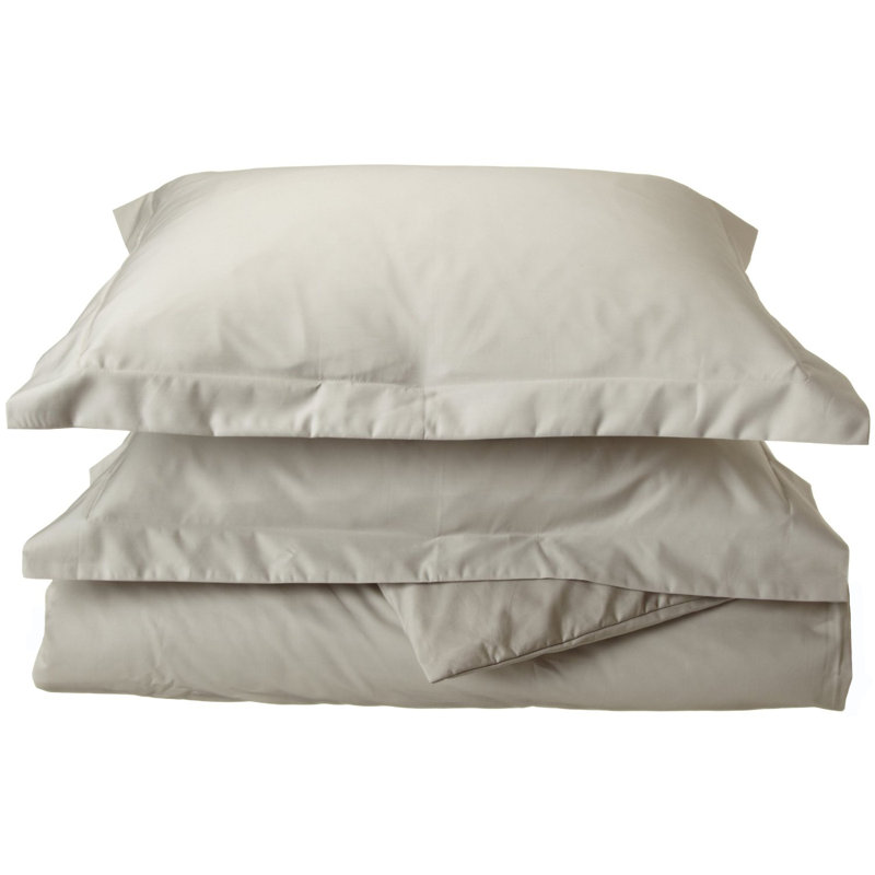 Light Blue Cotton Blend King Sheet Set with Pillowcases