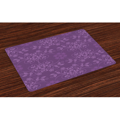 Thirza Eggplant Arrangement Ornament Placemat