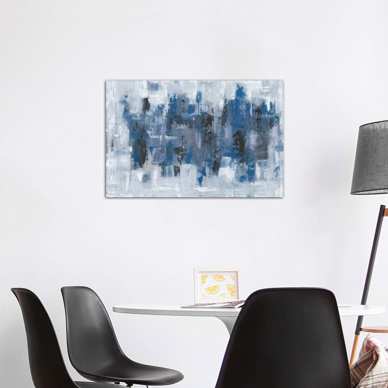 « midtown moonlight » par emma bell, reproduction d’art, H 32 po x l 48 po x P 1,5 po, Toile tendue