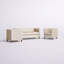 Ensemble de salon 3 velours Shawn Shawn-1815826410
