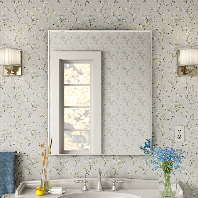 Miroir mural Marino Spectrum, H 36 po x l 30 po, Polished Chrome