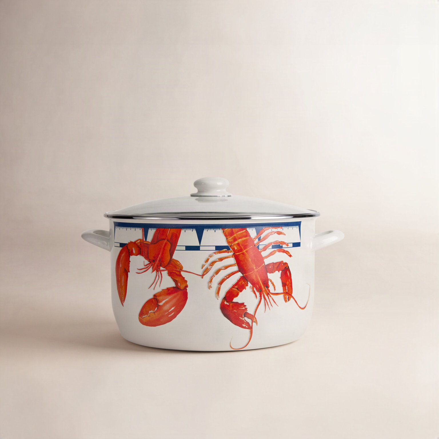 Golden Rabbit Lobster Enamel Stockpot