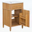 Meuble-lavabo en bois 20 po avec lavabo