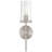 Lily 1 Light Wall Sconce - 16.5"H - Brushed Steel Finish-528601121