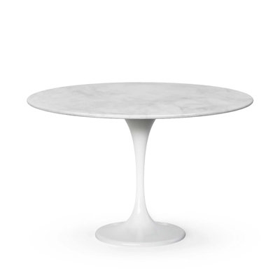 Charina Oval Marble Top Dining Table