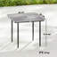 Square Wood Metal Outdoor Dining Table With Umbrella Hole , 85cm W 85cm D-712164409