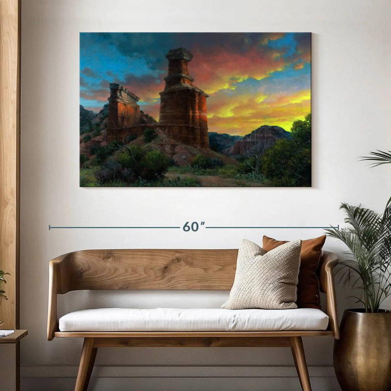 Ravi sort du Palo Duro, H 32 po x l 48 po